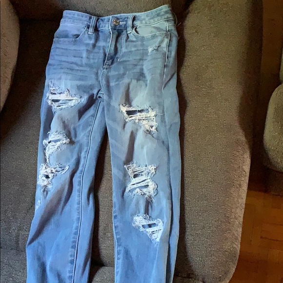 Super high rise ripped jeans - Picture 1 of 2